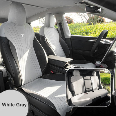 Alcantara Seat Cushion for Tesla Model Y & Model 3 color options