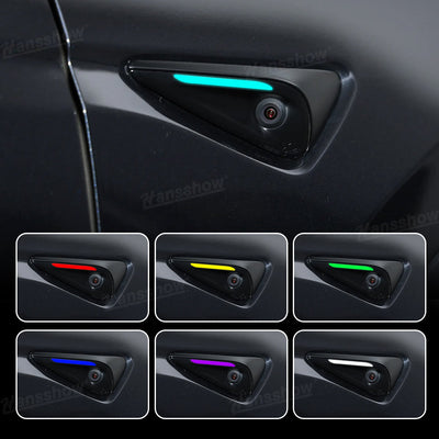 Model Y Juniper Smart Fender & Rear Window Ambient Lighting front view