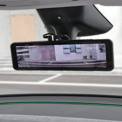 Model Y Juniper Rearview Mirror 10 Inch Dash Cam power connection