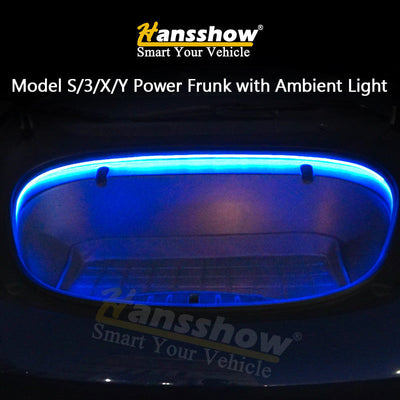 Model 3/Y/S/X Frunk LED Ambient Light Strip for Tesla Model Y - installation process