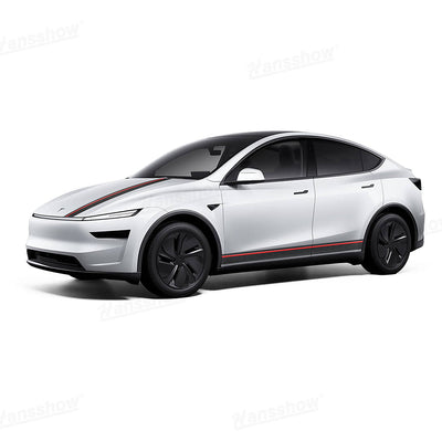 Model Y Juniper Carbon Fiber Vinyl Wrap installed view