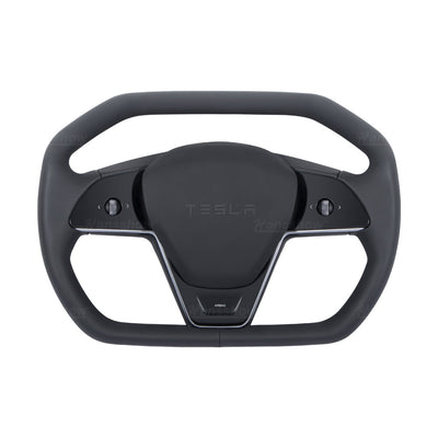 Cyber Steering Wheel for Model Y / 3 Inspired by Cybertruck Style - Dashboard visibility