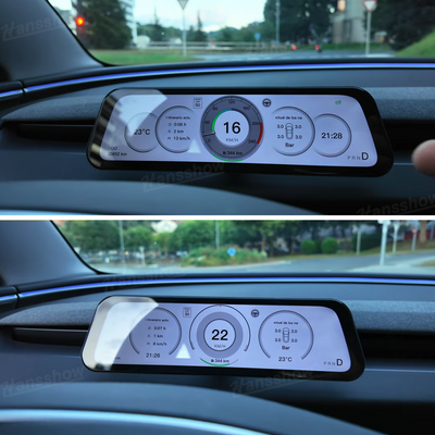 APEX Instrument Cluster for Model Y - Driver perspective