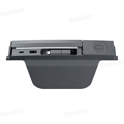 Model Y Juniper USB Hub Adapter with Apple Watch Charger - dual connector detail