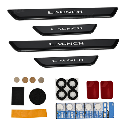 Model Y Juniper LED Welcome Pedal Door Sill Protector With LAUNCH Letter - Product Packaging