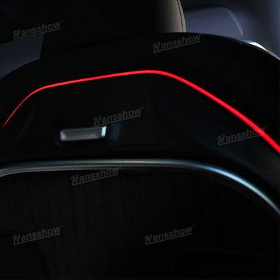 Model Y Juniper Backseat Ambient Light showcasing color options