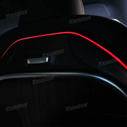 Model Y Juniper Backseat Ambient Light showcasing color options