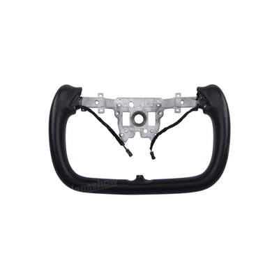 Model Y Juniper Yoke Steering Wheel Alcantara / Nappa Leather Driving Wheel - ergonomic design