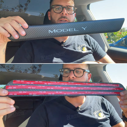 Model Y Juniper Real Carbon Fiber Door Sills maintenance tips