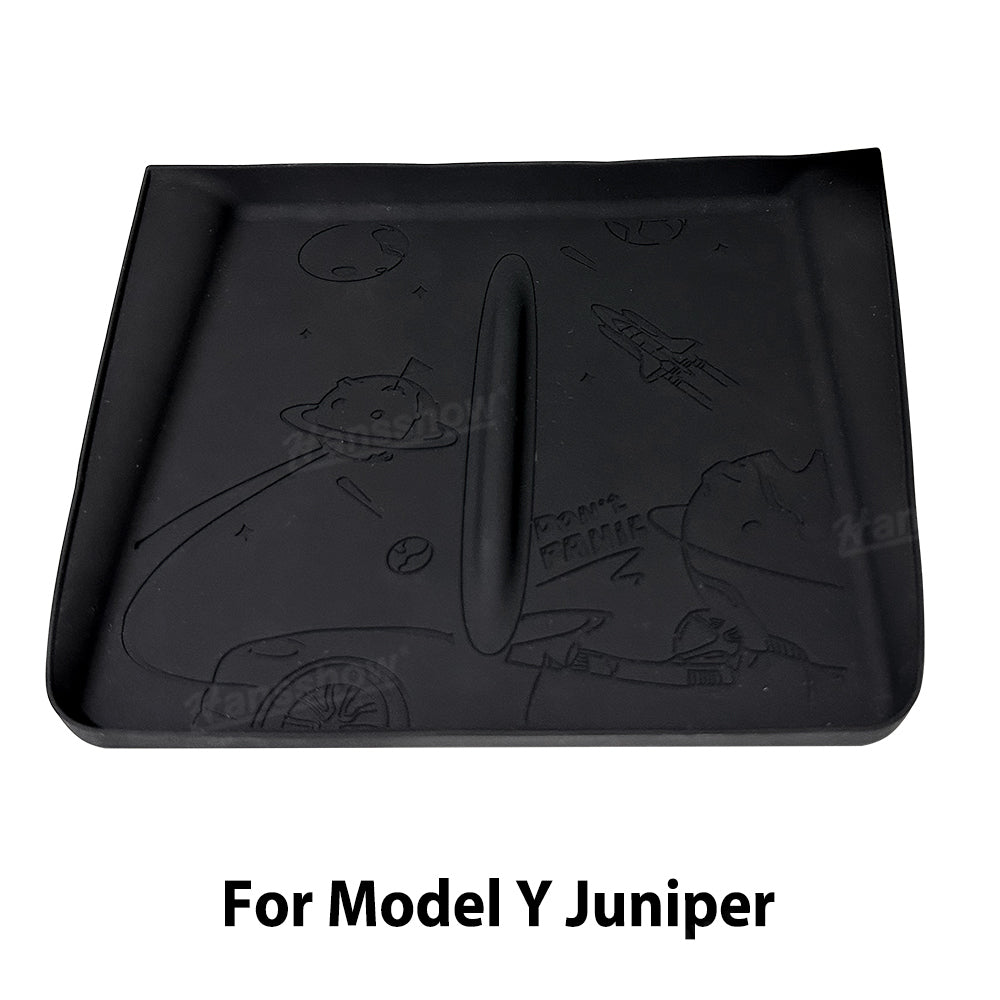 Model Y Juniper Wireless Charging Silicone Pad in Tesla interior