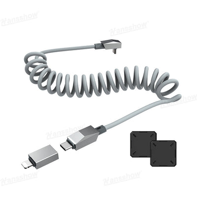 100W Fast Charging Retractable Cable with Cyber-Inspired Design & Magnetic - Cable connector