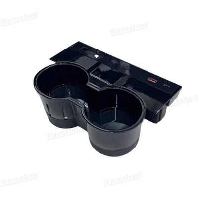 Model Y Juniper Center Console Cup Holder with Ambient Light - Installed in Tesla Model Y