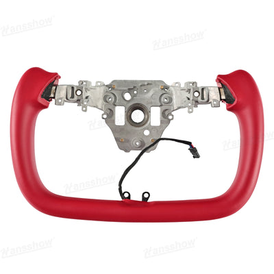 Model Y Juniper Yoke Steering Wheel with luxurious finish