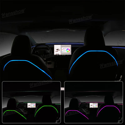 Model Y Juniper/3 Highland Ambient Lighting Kit color options