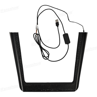 Model Y Juniper Ambient Lighting for Wireless Charging Port - overall interior enhancement