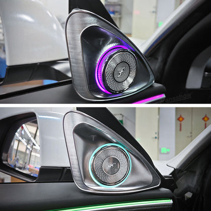 Model Y Rotating Speaker 4D Audio close-up detail
