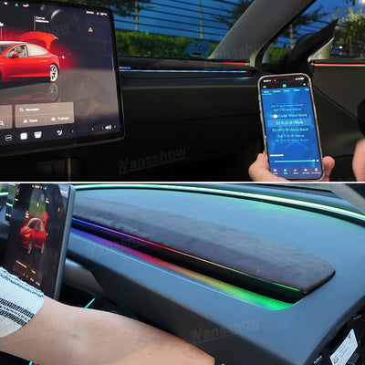 Model Y Juniper Dashboard Trim Replacement color customization feature