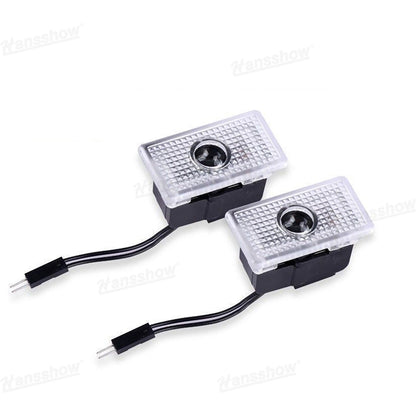 64-Color Changing Puddle Lights Tesla T Logo Door Projector Lights with APP...