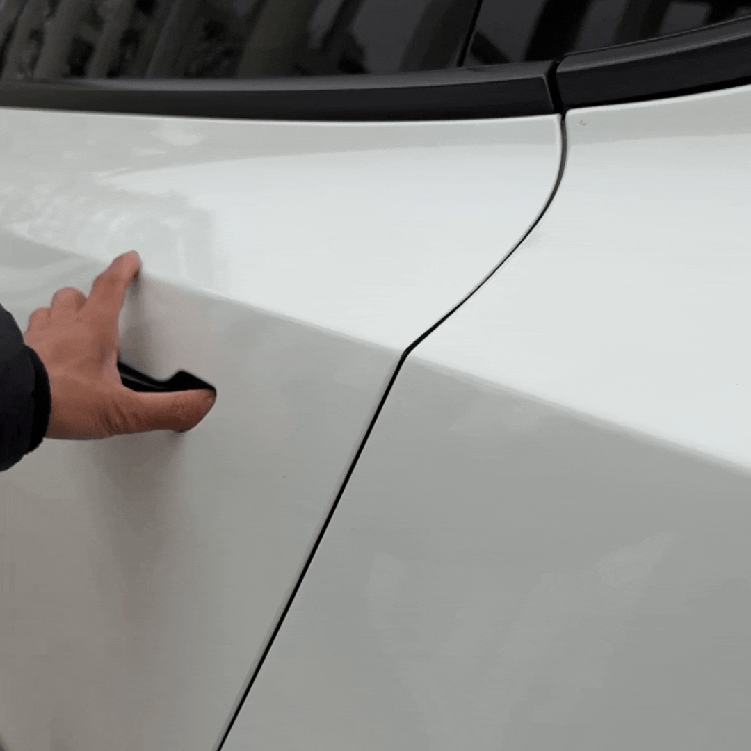 Model Y Juniper Smart Soft-Close Doors with ambient lighting