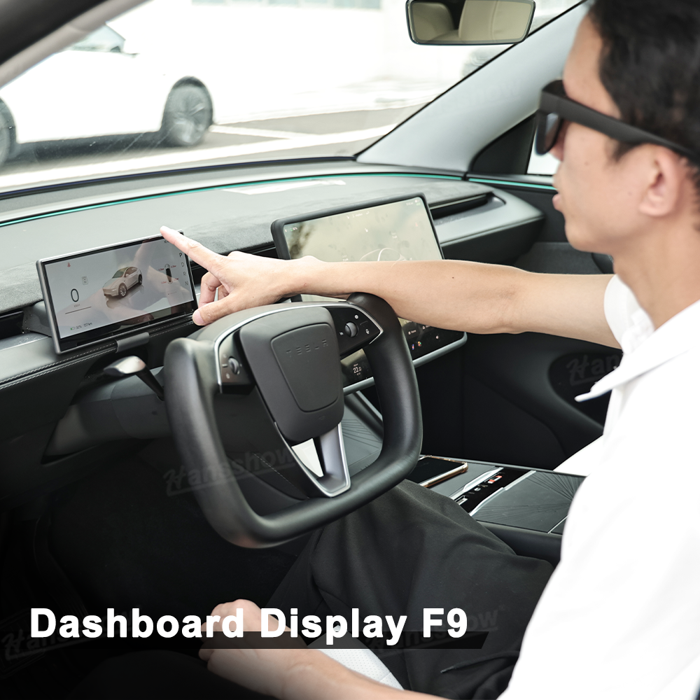 Tesla Model Y Heads Up Display F9 9 Inches Touch Screen illuminated
