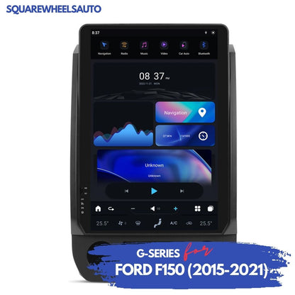 Ford F150 (2015-2021) Unidad principal Android 11 (SquareWheels Serie G)