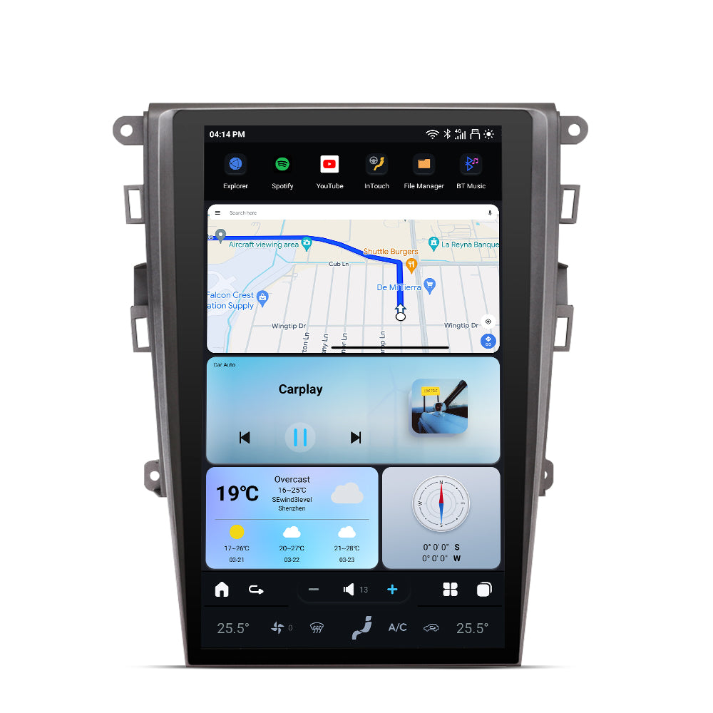 Ford Mondeo Fusion MK5 (2014-2020) Android Head Unit | SquareWheels G-Series