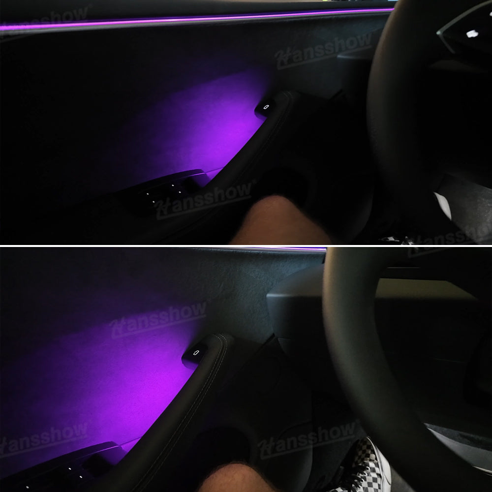 Model Y Ambient Lighting Door Handle Bowl Lights with color transition