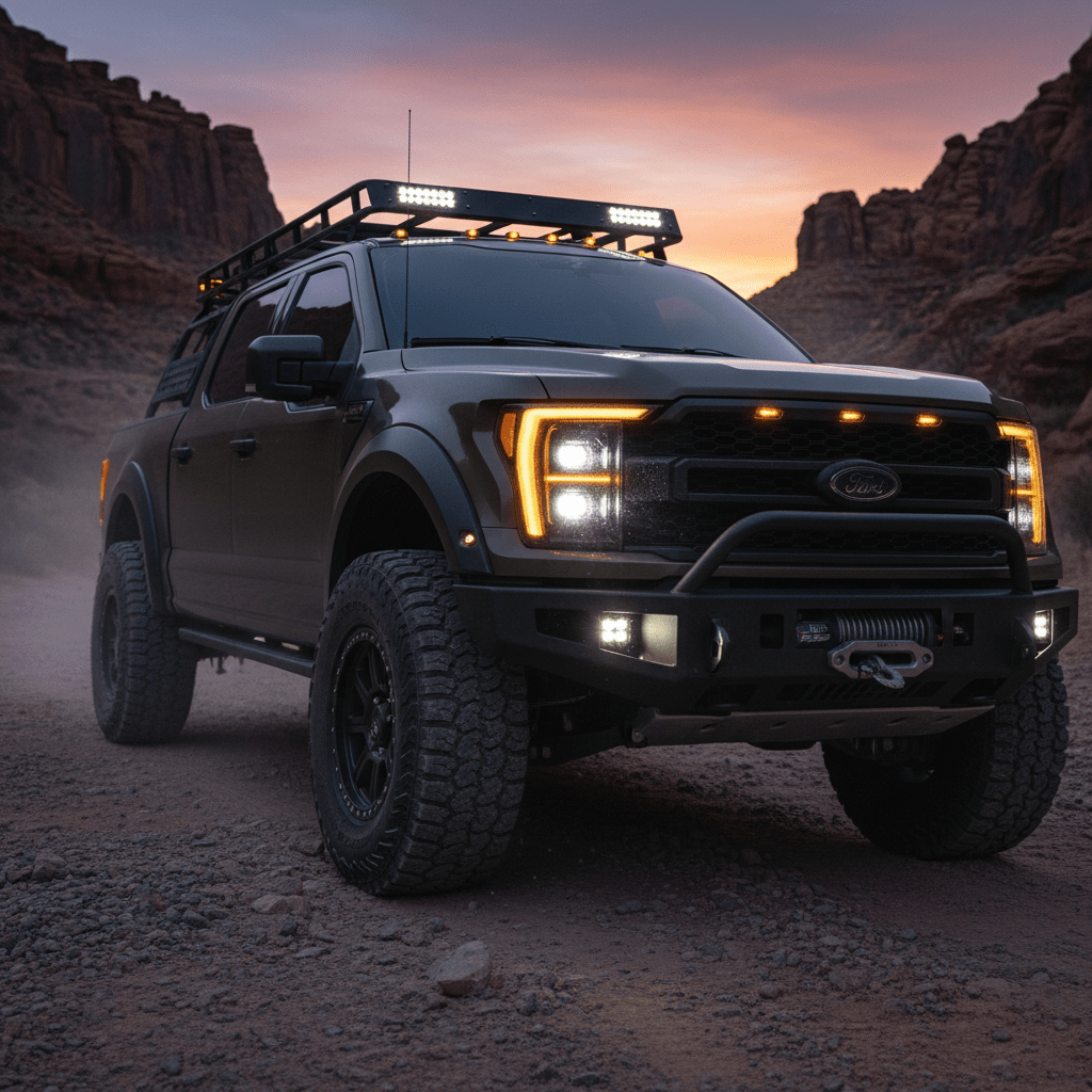 Ford F150 21-23 LED Headlights For Xl Xlt