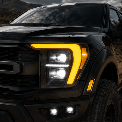Ford F150 21-23 LED Headlights For Xl Xlt