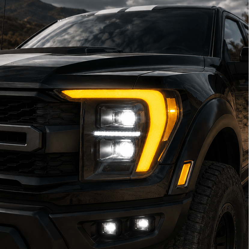 Ford F150 21-23 LED Headlights For Xl Xlt
