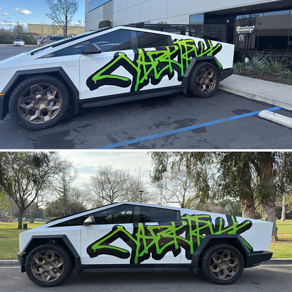Tesla Model X with PPF - Installed Detail