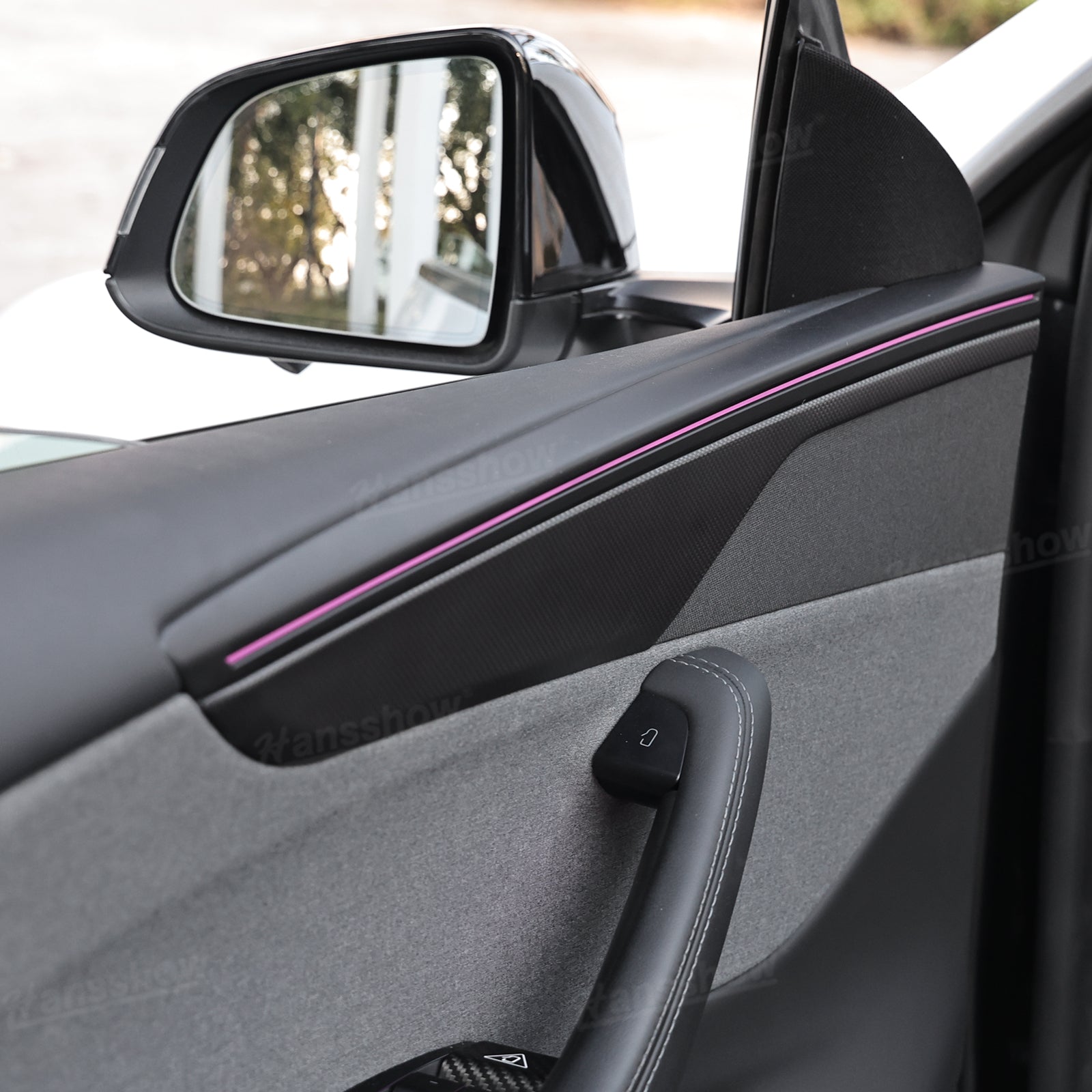 Model Y Juniper Real Carbon Fiber Cover Interior Set luxury upgrade