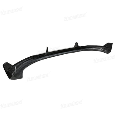 Model Y Juniper Front Lip Spoiler close-up of carbon fiber texture