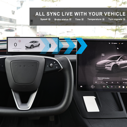 10.88-Inch Heads Up Display for Tesla Model Y Juniper driving data display