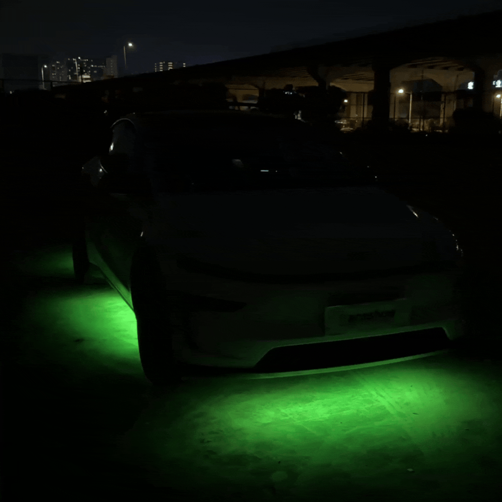 Model Y Juniper Underglow Lights LED Chassis Ambient Lighting Kit - side view