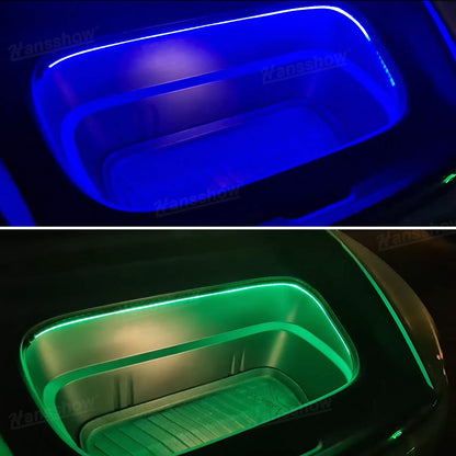 Model Y Juniper Front Trunk LED Light Strip RGB for Tesla Ambient Lighting - Installation Process