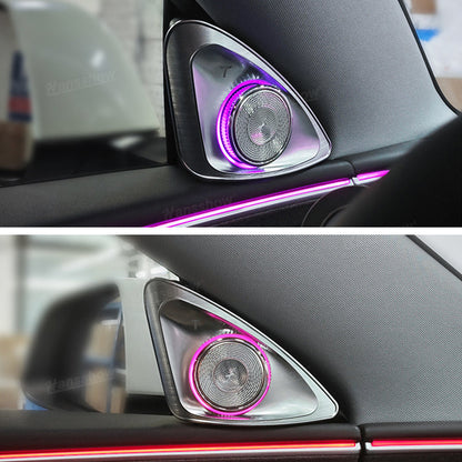 Model Y Rotating Speaker 4D Audio interior view