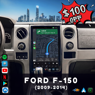 Ford F150 (2009-2014) Unidad principal Android 11 (SquareWheels Serie G)