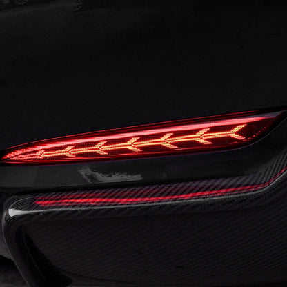 Model Y Rear Bumper Tail Light side angle