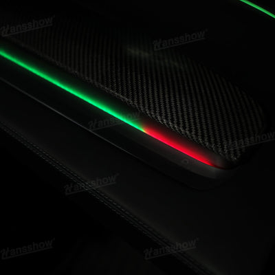 Model Y Juniper Ambient Light 3.0 interior close-up