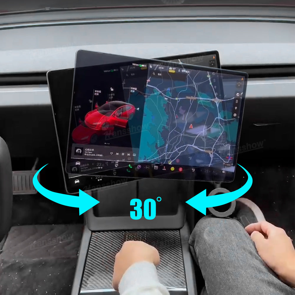 Model 3 Highland & Model Y Juniper Screen Swivel Mount front view