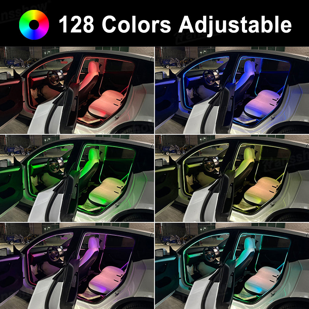 Door LED Strip Lights for Tesla Model Y/Y Juniper - Color Spectrum