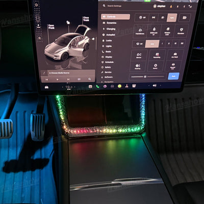 Model Y Juniper Ambient Lighting for Wireless Charging Port - ambient glow