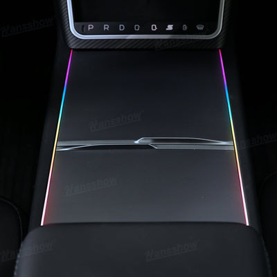 Model 3/Y Ambient Lighting RGB Light Strip front view