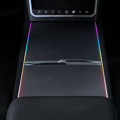 Model 3/Y Ambient Lighting RGB Light Strip front view