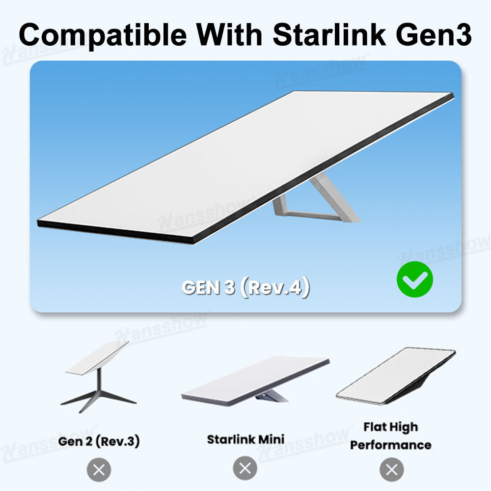 Starlink Gen 3 Protective Case for Tesla side view