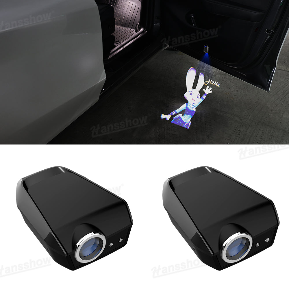 Door Projector Lights for Tesla Zootopia - Front view