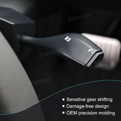 Model Y Juniper Gear Shift Control Stalk close-up detail