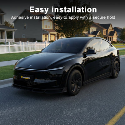 Model Y Juniper ABS Full Aero Body Kit Rear Diffuser installed view