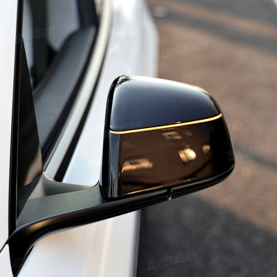 Model Y Juniper Side Mirror LED Turn Signal Lights side angle